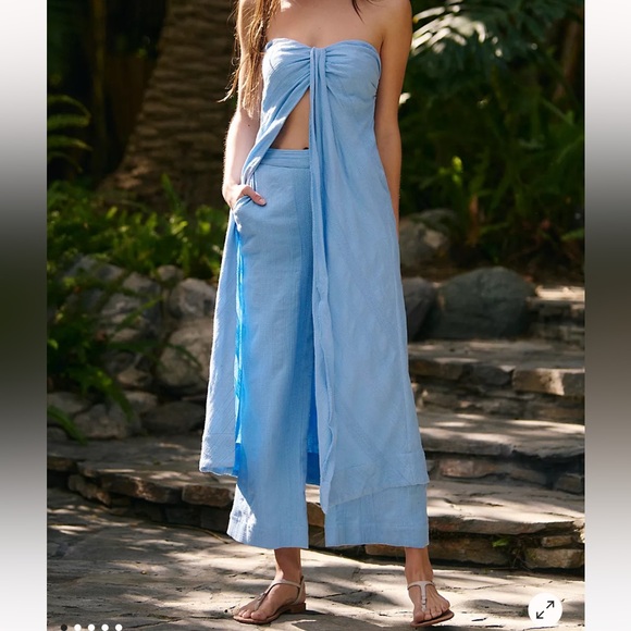 Free People Banita Set Blue - Picture 1 of 6